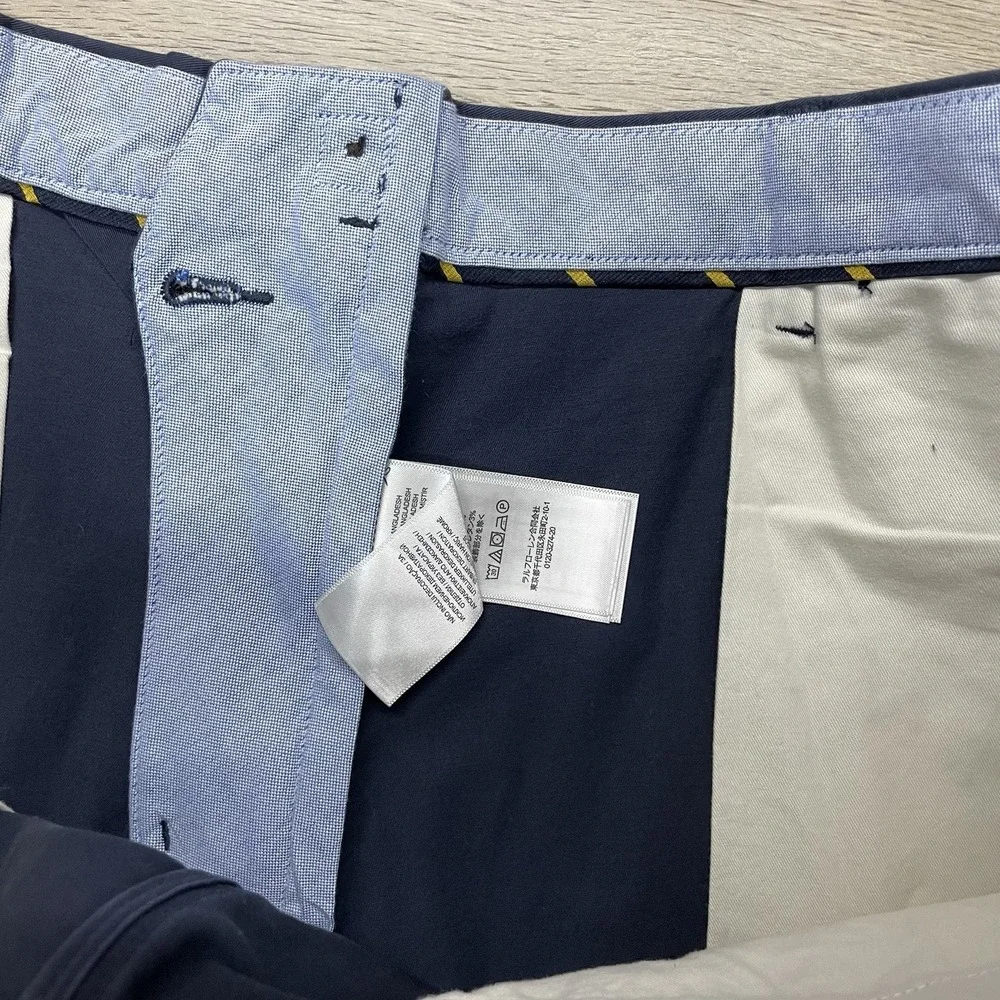 NWT Polo Ralph Lauren Classic Fit Blue Chino Shorts Men Sz 40 Prep Casual